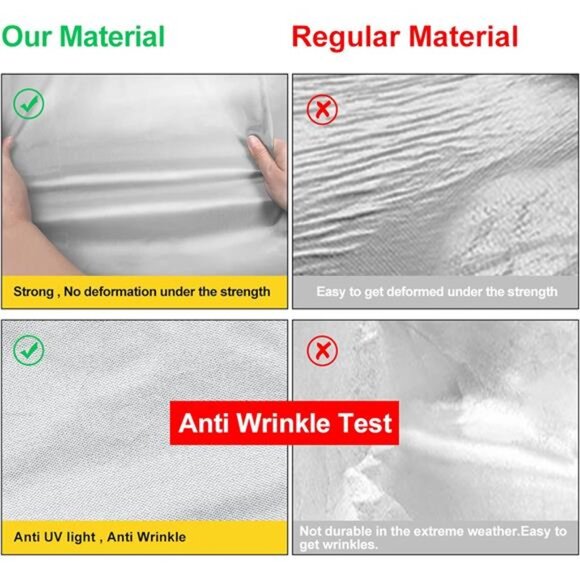 3XL Non-Waterproof SUV Cover - Lightweight Sun/Rain Protection - Picture 6 of 8